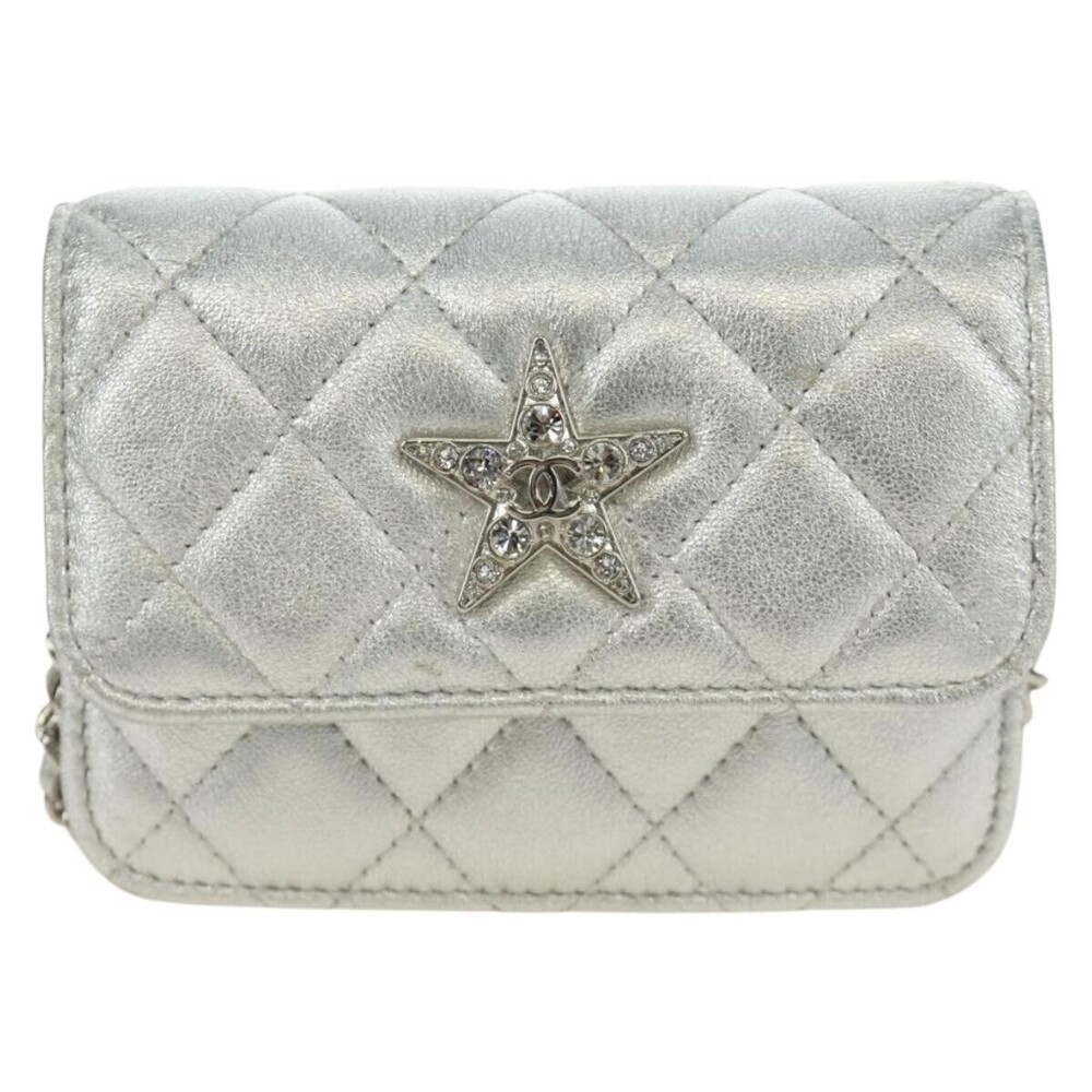 Chanel CC Star Flap Chain Belt Quilted Lambskin